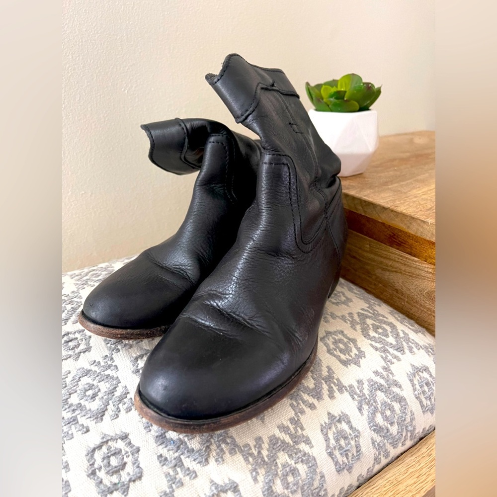 Frye Black Leather Boot
